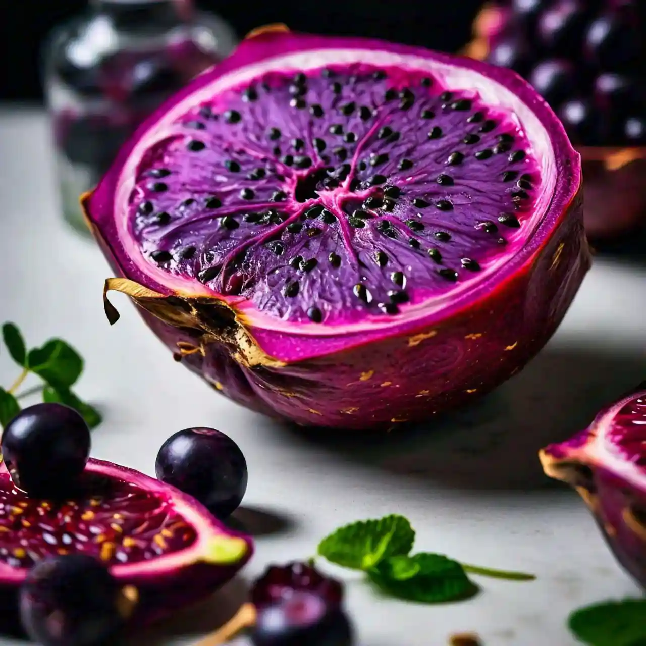 purplish fruit used in gin